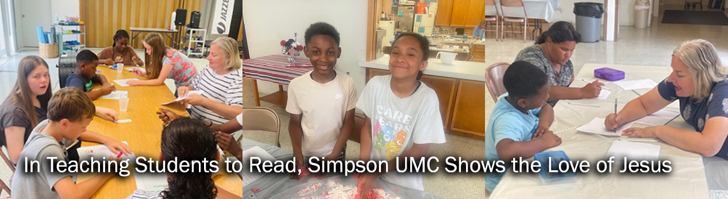 In Teaching Students to Read, Simpson UMC Shows the Love of Jesus